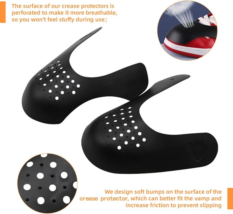 VITKSTAR 8 pairs Shoe Toe Crease Protector for Sneaker, Anti-Wrinkle Shoes Crease Protector Prevent Shoes Crease（5-9） - Image 3